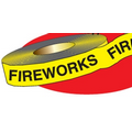 Stock Traffic Control Barrier Tape - Fireworks (1200'x3")